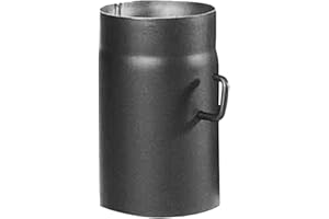 Kamino-Flam Tuyau de Poêle, Acier, Gris Fonte