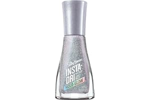 Sally Hansen Insta-Dri Holo-Glow Euphoric lakier do paznokci, prosty w użyciu, trwały, piękny kolor, łatwo rozprowadza się na paznokciach, bez rozmazywania, 0,3 uncji