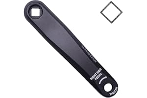 Alps2Ocean Pedivelle universali per bicicletta, 89 mm, 102 mm, 114 mm, 127 mm, 140 mm, 152 mm, 160 mm, 165 mm, 170 mm, 175 mm, con foro diamantato, per bici da città, bici pieghevoli, MTB, Ebike, bici