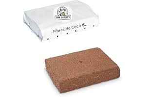 TERRE D'AUGUSTE LA TERRE DU PATRIARCHE DEPUIS 1920 Terre d’Auguste - Fibre de Coco 8L - Substrat pour Plantes en Pot - Sac prêt à l'emploi