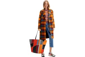 Desigual Dam vävd damkappa WOMAN WOVEN OVERCOAT