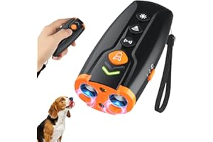 AOZOOM Anti Barking Device for Dogs, Ultrasonic Dog Barking Device, Stop Dogs Barking with 3 Modes, 23ft Range, Rechargeable & Safe, Effective for Small Medium Large Dogs