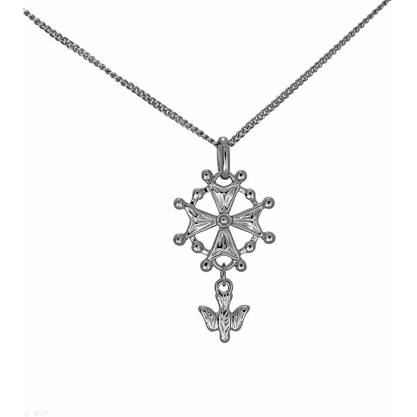 Pendentif Croix Protestante Plaqué Or - Neuf Avec étiquette - Marque OxcmoBijoux