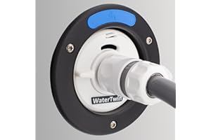 MAJOCOMPTEC WATERTWIN - Adattatore per serbatoio acqua per camper e caravan, accessorio per il riempimento del serbatoio dell'acqua con doppio collegamento Gardena (adattatore per tappo serbatoio a 3 pin D:78)