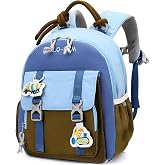 PROTAURI Daycare Backpack for Girls Boys with Chest Strap, Reflective, Lightweight and Water-Resistant, Kita Backpack, 3D Exc