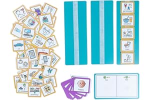 Communication Bundle from Create Visual Aids With A Visual Timetable, Now & Next Board & Feelings Keyring To Support Communication, Routine, Transition & Emotional Development. (Adult)