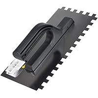 Zahnkelle 280x130-10x10mm Glättekelle Zahnspachtel Zahntraufel | A10