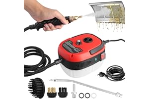 TOPEV Steam Cleaners, 2500W Handheld Steam Cleaner, Handheld High Temp Portable Steamer Cleaning Machine with 3 Brush Heads, Steamer for Cleaning Grout Tile Car Living Room Kitchen Bathroom