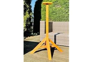 DARLUX Supporto massiccio per casette per uccelli, mangiatoie per uccelli, M-XL, marrone