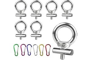 ‎CVOZO CVOZO 6 Stück Vorzelt Stopper Edelstahl, Kederstopper, Markisenhaken Camping Blockierungskit Kederschiene Zubehör für Kederschiene für Wohnwagen, Wohnmobil, Campervan, Boot (6 PCS)