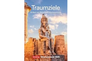 Traumziele Wochenplaner 2025 - 53 Blatt mit Zitaten und Wochenchronik: Foto-Wandkalender zum Eintragen mit Urlaubsfeeling. Die schönsten Reiseziele in ... Wochenkalendarium (Wochenplaner Harenberg)