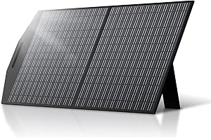 ALLPOWERS SP027 3.05kg Placa Solar Portátil 100W Plegable,Panel Solar Monocristalino Alta Eficiencia 23%,IP67 Impermeable para Acampada,Viajes, Emergencias Compatible con Baterías Móviles