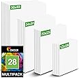 Zenacolor Tela per Dipingere - Set di 28 Tele per Dipingere Multidimensionale 13x18, 20x25, 24x20 30x40 - Canvas 100% Cotone 