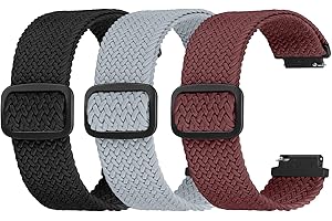 Ecogbd Bracelet de Montre en Nylon Libération Rapide 16mm 18mm 20mm 22mm, Sangle de sport respirante réglable en douceur pour Homme Femme