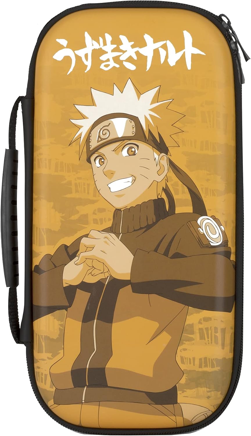 Konix Naruto Shippuden Funda de protección y Transporte para Nintendo Switch, Switch Lite y Switch OLED - Almacenamiento de 8 Juegos - Diseño Naruto
