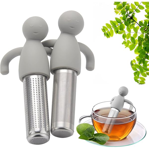 Set Filtri Per Tè Feluxor - 3 Pezzi In Acciaio Inox 304 - Palline Tè Con Manico Lungo, Per Infusi, Caffè, Spezie