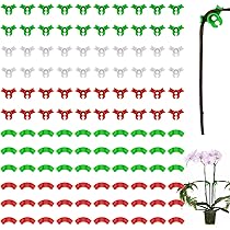 Adiwo Plantes Pour Entraînement, 120 Pcs Clip Plante En Plastique, Clips D'entraînement Pour Plantes, Pinces D'entraînement Pour Plantes Pour Plier Les Tiges Des Plantes Et Réorienter La Croissance