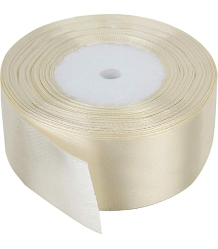 Trimming Shop 23mm X 25 Mètres Ruban Double Face Rouleaux De Ruban En Polyester Satiné Pour