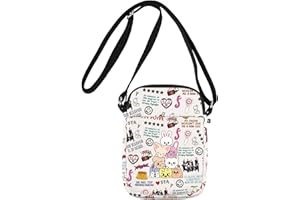 MYSOMY K-Pop SKZ Crossbody Bag K-Pop SKZ Shoulder Bag SKZ Merchandise K Pop Band Lover Gift SKZ Member Gift SKZ Messenger Bag