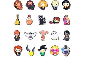 YUMCUTE Croc Charms Cartoon PVC Shoe Decoration Charms Cute Durable Water Proof Shoe Charms DIY Decorative Sandals Bracelet Wristband Beach Bags Accessories Birthday Party Gift for Kids Girls Boys Adult