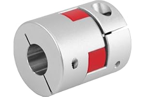 JESUSTREE Accouplement de Prune, D30 L35 Coupleur de Moteur en Aluminium, Coupleur d'arbre pour imprimante 3D, machine CNC et servomoteur pas (10 * 10mm)
