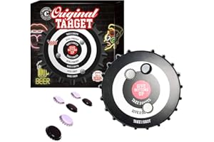 ORIGINAL CUP Original Target® | Cible Aimantée avec Gages | Qualité Premium | Jeu d'Adresse avec 6 Capsules de Bière | Jeu à Boire | Apéro | Soirée | House Party | OriginalCup®