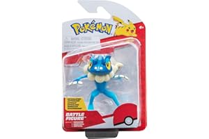 Pokémon Figurine de Combat Croâporal - Figurine articulée de 7,5 cm prête au Combat aux détails Authentiques
