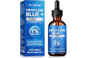 FROVETANI Bleu de méthylène, gouttes liquides de bleu de méthylène, améliore la mémoire, la concentration, la clarté et l'énergie. Sans alcool. 60 ml. (1)