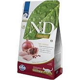N&amp;D Ancestral Grain Kuru Kedi Maması, Tavuk, Kıl&ccedil;ıksız Buğday, Yulaf ve Narlı, Kısırlaştırılmış, Yetişkin, 1.5 kg