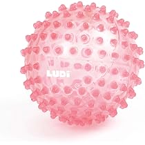 Lot De 6 Balles à Picots EHJRE – 15 Cm – Roses – Souples Et Antidéflagrantes – Pour Bébés Et Enfants – Jeux De Piscine Et Motricité