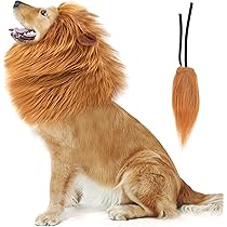 Criniera Di Leone Per Cane - Costume Halloween Con Orecchie Realistiche, Regolabile - Foto 10