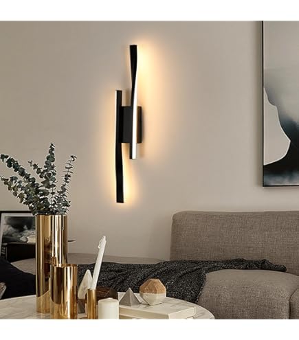 Lampe à poser LED intégrée Serpins acier noir IP20 11,4W H.40,5cm Eglo