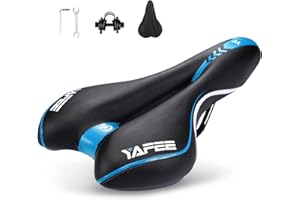 ENJOHOS Wodoodporne siodełko rowerowe, poduszka rowerowa nadaje się do roweru górskiego MTB, roweru składanego, roweru szosowego (niebieski)