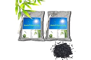 DTXDTECH Charcoal Bags, Bamboo Bag 2 pack, 2x500g Air Purifier And deodorize, Charcoal Air Purifying Bags