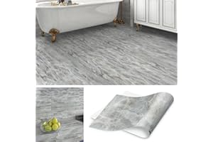 Livelynine Credence Adhesive Salle de Bain Vert Lavable Carrelage Adhesif Mural Cuisine Marbre Vert 12 Dalles Credence Adhesive pour Cuisine 60x30cm Lame PVC Adhesive Sol Salon Dalle PVC Adhesive Sol