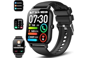 DOTN Smartwatch Uomo Donna, 1.85" Orologio Smartwatch Effettua o Risposta Chiamate, 112 Modalità Sportive Orologio Digitale con Sonno Cardiofrequenzimetro, Impermeabile IP68, 2024 Smart watch Android IOS