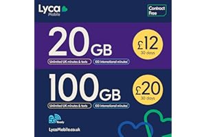 Lycamobile blank SIM No-contract SIM is ready and waiting for your next plan £1