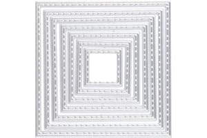 U-horizon 7pcs Carré Matrices de découpe, Square Cutting Dies Pochoir à découper en métal pour Scrapbooking, Album Photo, Carte, Papier de décoration, Cadeau (Carré)