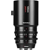 7artisans 120mm T2.9 Makro 2X Cine Lens, Sony E Mount FX A1 A9 A7M A7R A7S A7C ZVE Serisi FX3, A9II, A7M2, A7S2 i&ccedil;in Uyumlu M