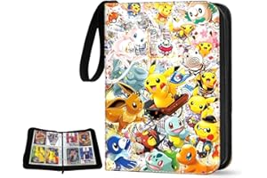 ZYNXEL Album raccoglitore per carte 50 pagine 400 carte porta carte album, album di carte da collezione, porta carte per bambini, raccoglitore per documenti, organizer per ragazzi e ragazze, regalo per