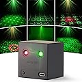Mini Lampe de Scène LED, Lumière Disco Contrôlée par Musique avec 64 Effets Lumineux Dynamiques, Rechargeable par Type-C, Lumière de Fête pour Fêtes Soirées Clubs Anniversaire et Décoration de Chambre