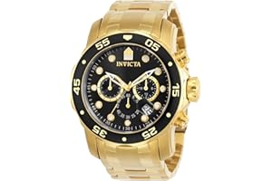 Invicta Pro Diver - SCUBA Męski zegarek kwarcowy ze stali nierdzewnej - 48 mm