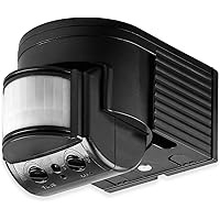 goobay 96001 Infrarot Bewegungsmelder Aussen – Aufputz - Dreh/Neigbar - Reichweite 12m - 180° Erfassungsbereich - IP44…