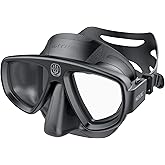 Seac Extreme 50, Maschera da Subacquea e Pesca in Apnea con Lenti Ottiche Opzionali Unisex Adulto, Trasparente/Blu, Taglia Un