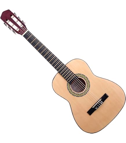 ADM Bambini Kit Chitarra Classica ADM 1/4 Bambini - Set Principianti Con Accessori Chitarra 76cm Rosso - Foto 2