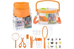 Growithu Bug Hunting Kit per bambini: 23 pezzi Bug Catcher per bambini Outdoor Explorer giocattoli per 3 4 5 6 7 anni