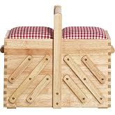 Prym Wooden Sewing Box, Brown, Beige, M