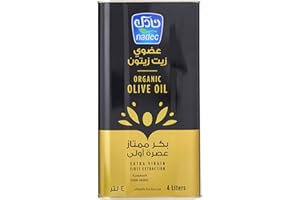 Nadec Organic Extra Virgin Olive Oil, 4 Ltr