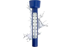 THERMOMETER WORLD Wild Schwimmen Pool Thermometer Analog Schwimmend Wasserthermometer für Spa Pool Whirlpool Zubehör