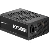 CORSAIR HXi Serisi (2025), iCUE HX1500i SHIFT, 1500 Watt, Cybenetics Platinum, Fully Modular, Power Supply, C20 Version (CP-9